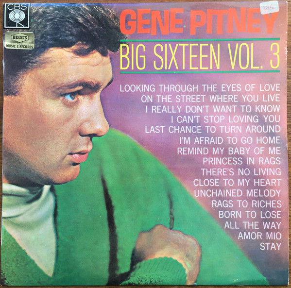 Gene Pitney ‘Big Sixteen Vol. 3’