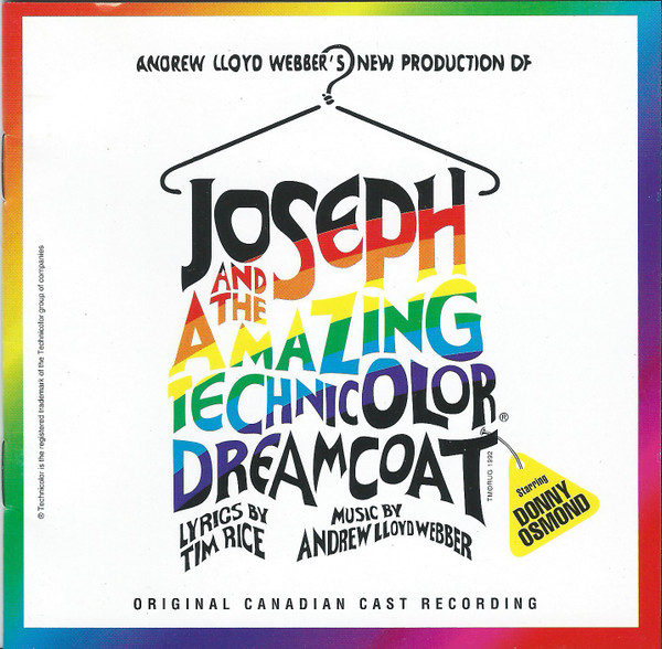 Andrew Lloyd Webber, Tim Rice Starring Donny Osmond – Joseph And The Amazing Tec