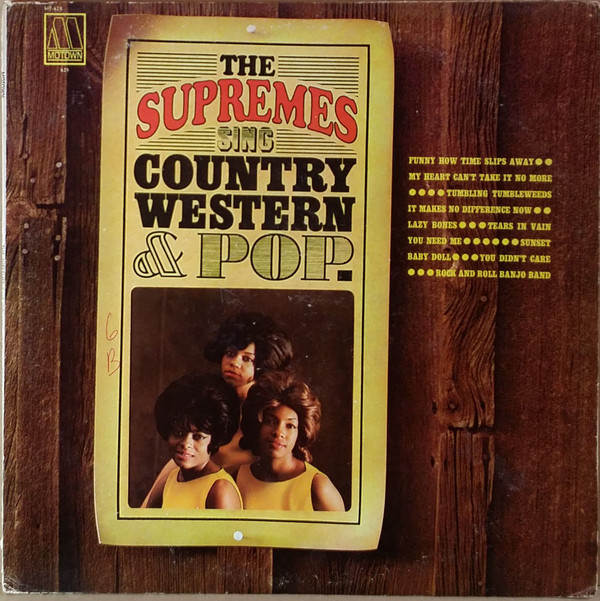 The Supremes – Sing Country Western & Pop
