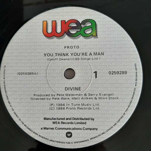 Divine – You Think You’re A Man