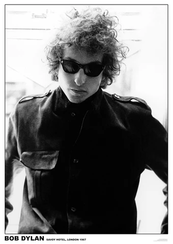 BOB DYLAN SAVOY HOTEL 1967 B&W